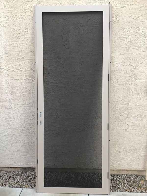 New 36 x 96 security screen door MESHTEC for Sale in Tolleson, AZ OfferUp