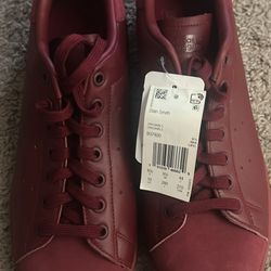 Adidas Stan Smith Collegiate Burgundy Mens 10 NWT