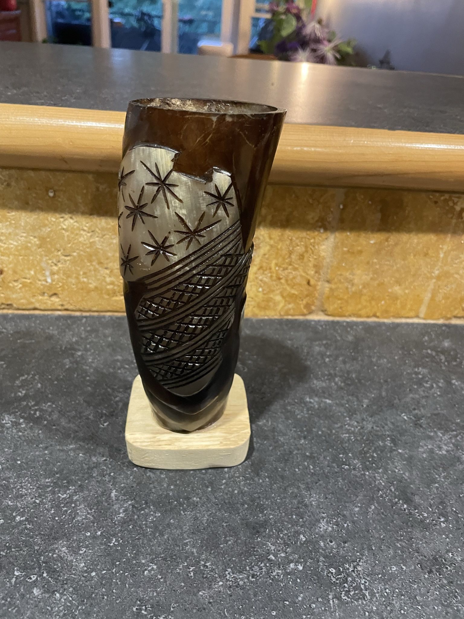Nigerian Horn Carvings New