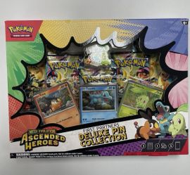 Pokemon TCG Ascended Heroes First Partner Deluxe Pin Collection Box Sealed New