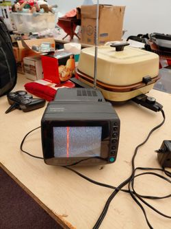 Vintage 5 inch portable TV