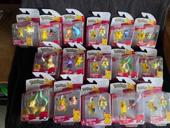 POKÉMON BATTLE FIGURES SALE 5.00 EACH OR TAKE ALL 16 FOR 70.00