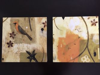 RockFlowerPaper Coldwater Creek Abstract Nature Box Artwork / Decor