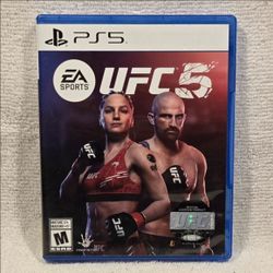 UFC 5 (2023 PS5) FIGHT ULTIMATE FIGHTING CHAMPIONSHIP SONY PLAYSTATION PS VIDEO GAME DISK