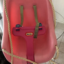 Pink Toddler Swing 