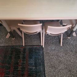 Children Desk And Chairs Set
