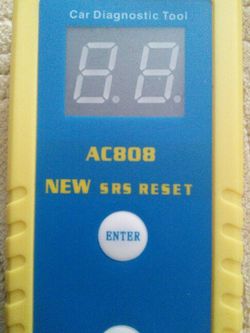 BMW srs light reset