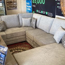 New Sectional Like Gray Color Ne 🆕 Free Delivery 🚚 