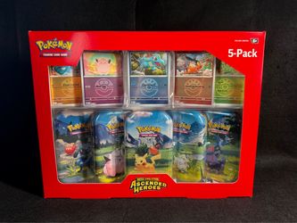 Pokémon TCG Ascended Heroes 5 Pack Mini Tins