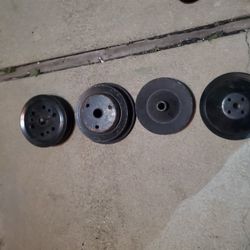 Chevy Small Block Pullys Gm V8 Various Take All Like 8to 10pcs