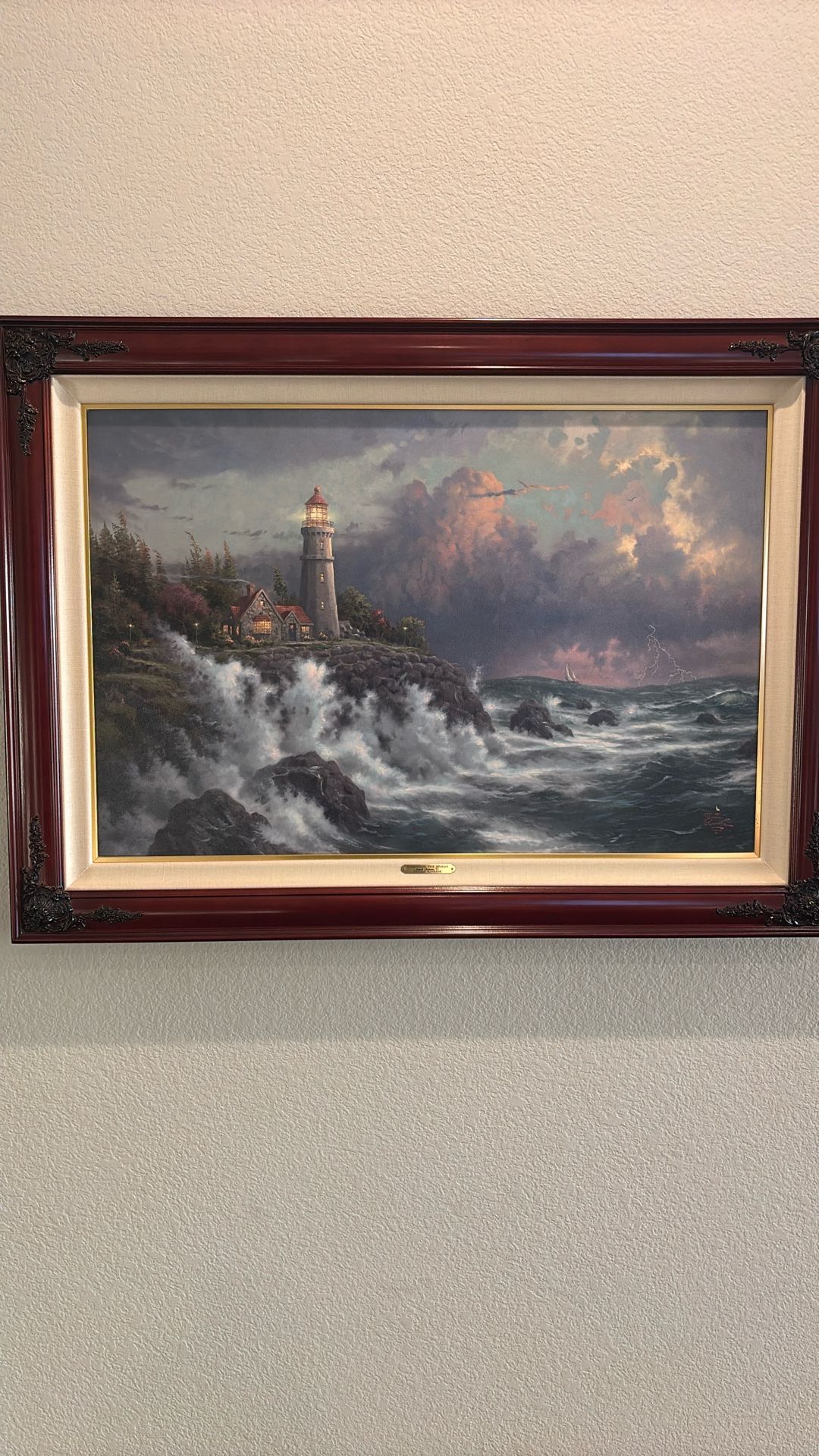 Thomas Kinkade Conquering Of The Storm