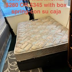 ✅🛏️🛏️🛏️-$$$325 to $$380 camas queen y matrimonial--multiple queen/Full size mattresses/box springs and twin size available too  (price is on each p