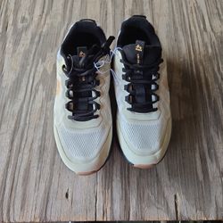 New Reebok Active Life Air Bubble Running Shoes Men Size 10 Tan/white