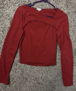Large Women’s Long Sleeve Shirt 
