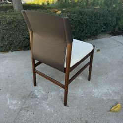 6 leather dining chairs by Four Hands. Like new and hardly used. $100 each