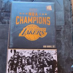 Los Angeles Lakers 2020 NBA Champions Commemorative Mini Bobblehead Set FOCO