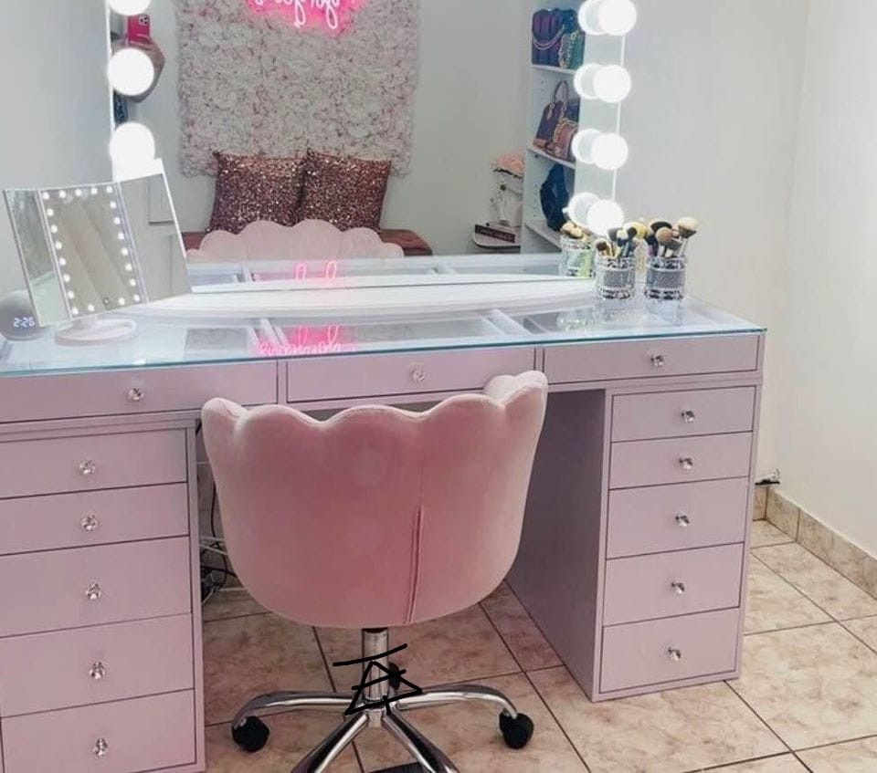 SlayStation® Pro 2.0 Tabletop + Vanity Mirror + 5 Drawer Units Bundle$10 Down Payment And Financing Available