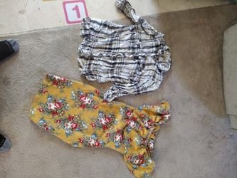 Button up Blouse And Dress