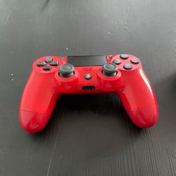 Red PS4 Controller