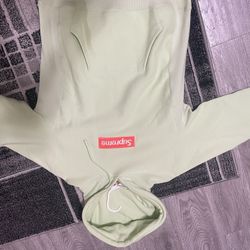Light Neon green Supreme Hoodie