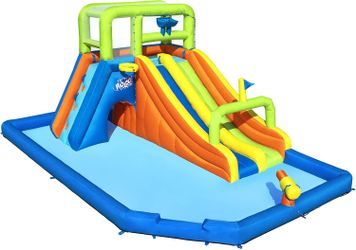 HTG H2OGO! 19'8" x 12'4" x 8'8" Wild Tide Mega Water Park (53368E)