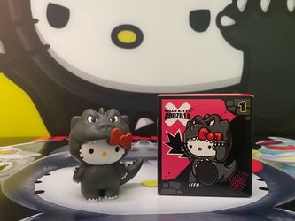 Hello Kitty Godzilla McDonalds happy meal toy figure #1