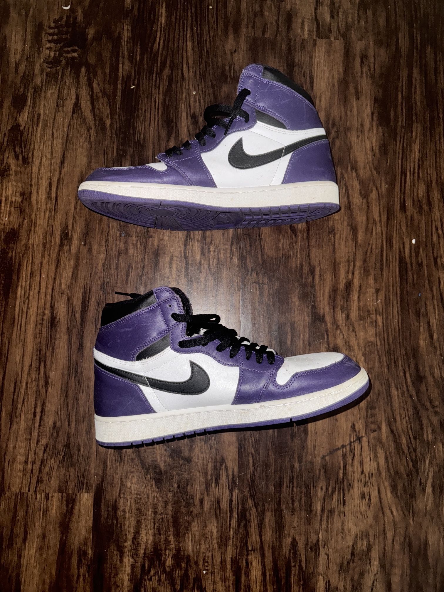 Jordan 1s court purple