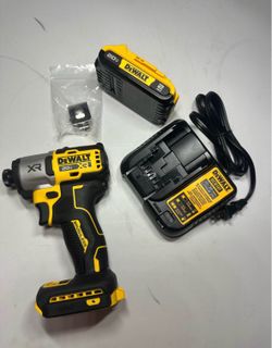 DEWALT 20v 3 speed xr impact with one battery charger