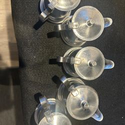 Vintage U.S. Military Stainless Steel Creamer Set 5 |  SER 55735 Café