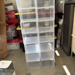 Clear Shoe Boxes