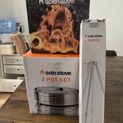 Solo Stove Campfire Camp Stove Cooking Bundle