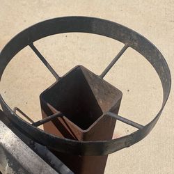 Rock steel Mesquite Wood Stove