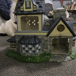 PartyLite Olde World Village #1 Tealight House – Retired Collectible