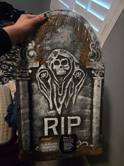 RIP foam decoration