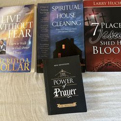 BOOK BUNDLE…. $25.00  For 4 Spiritual BOOKS BRAND NEW!