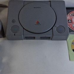 PS1 Console Bundle SCPH-9001 w Controller, 3 Games, RF Switcher video cord