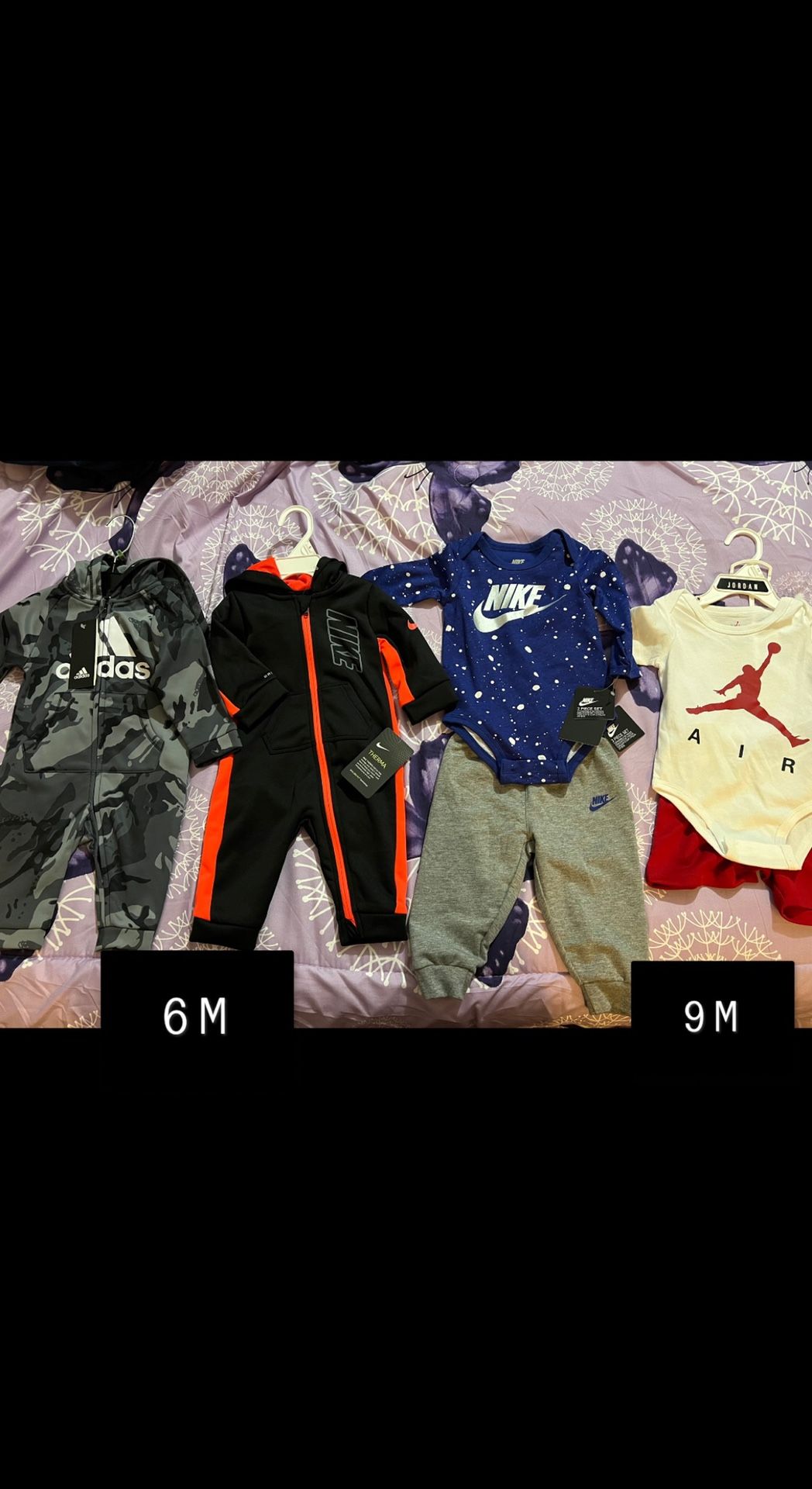 Infant Boys Nike, Adidas, Jordan Clothing