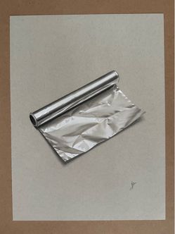 Original Drawing Aluminum Foil
