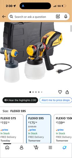 Wagner Spraytech FLEXiO 3500Handheld HVLP Paint and Stain Sprayer