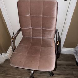 Pink Vanity/Desk Chair 