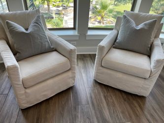 Pottery Barn Ayden Slipcovered Gliders