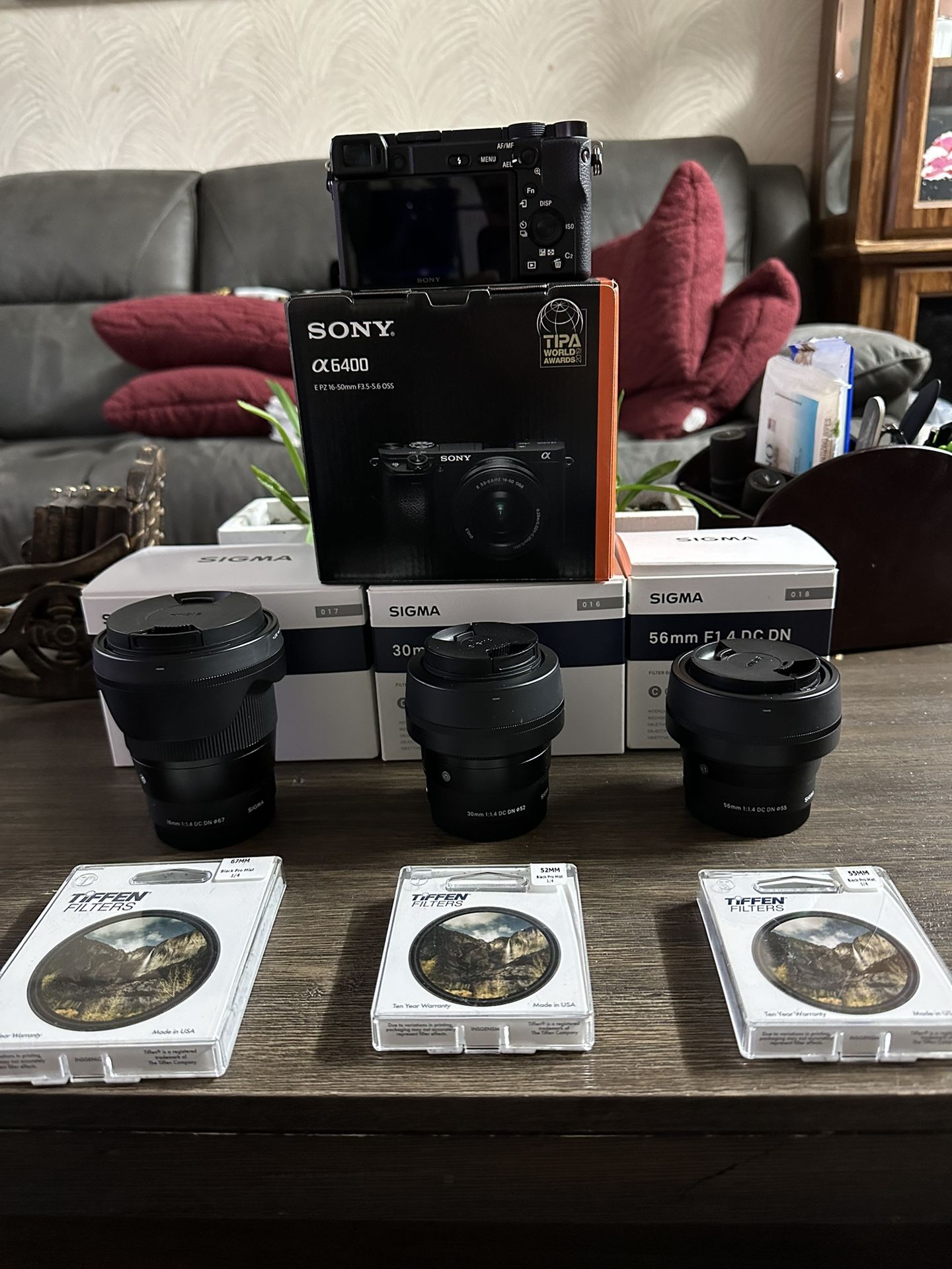 Sony A6400 w/ Sigma Trio and Tiffen 1/4 Pro Mist Filters