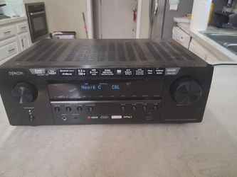 As Is Missing One Item On Back Denon AVR-S650H 5.2 Channel 340W Receiver