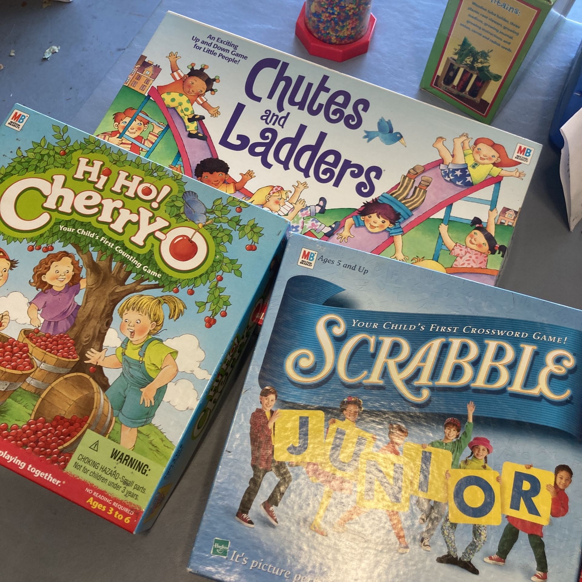 3 CLASSIC BOARD GAMES with all the pieces.