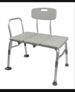 Transfer Bench w/Back Aluminum Frame 400lb