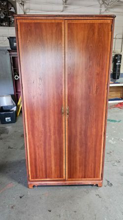 Armoire with Hanging Bar