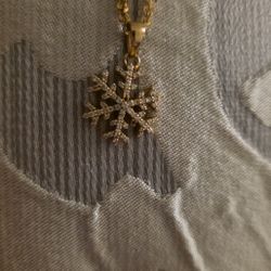 Cadeneta Con Dije 14 Kilates Oro Real 