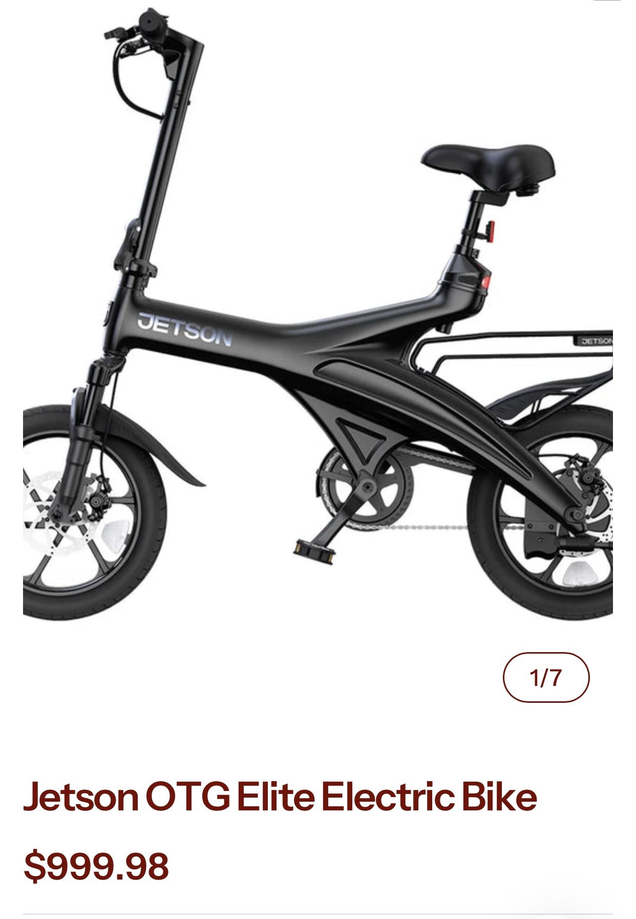 Jetson Elite Electric Bike