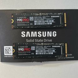 2TB Samsung 990 pros