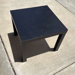 IKEA LACK Side table, black-brown, 21 5/8x21 5/8 "